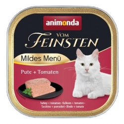 ANIMONDA VOM FEINSTEN MILDES MENU INDYK, POMIDOR - DAWNIEJ "KASTRIERTE" 100g